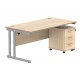 Core Desk With Underdesk Pedestal